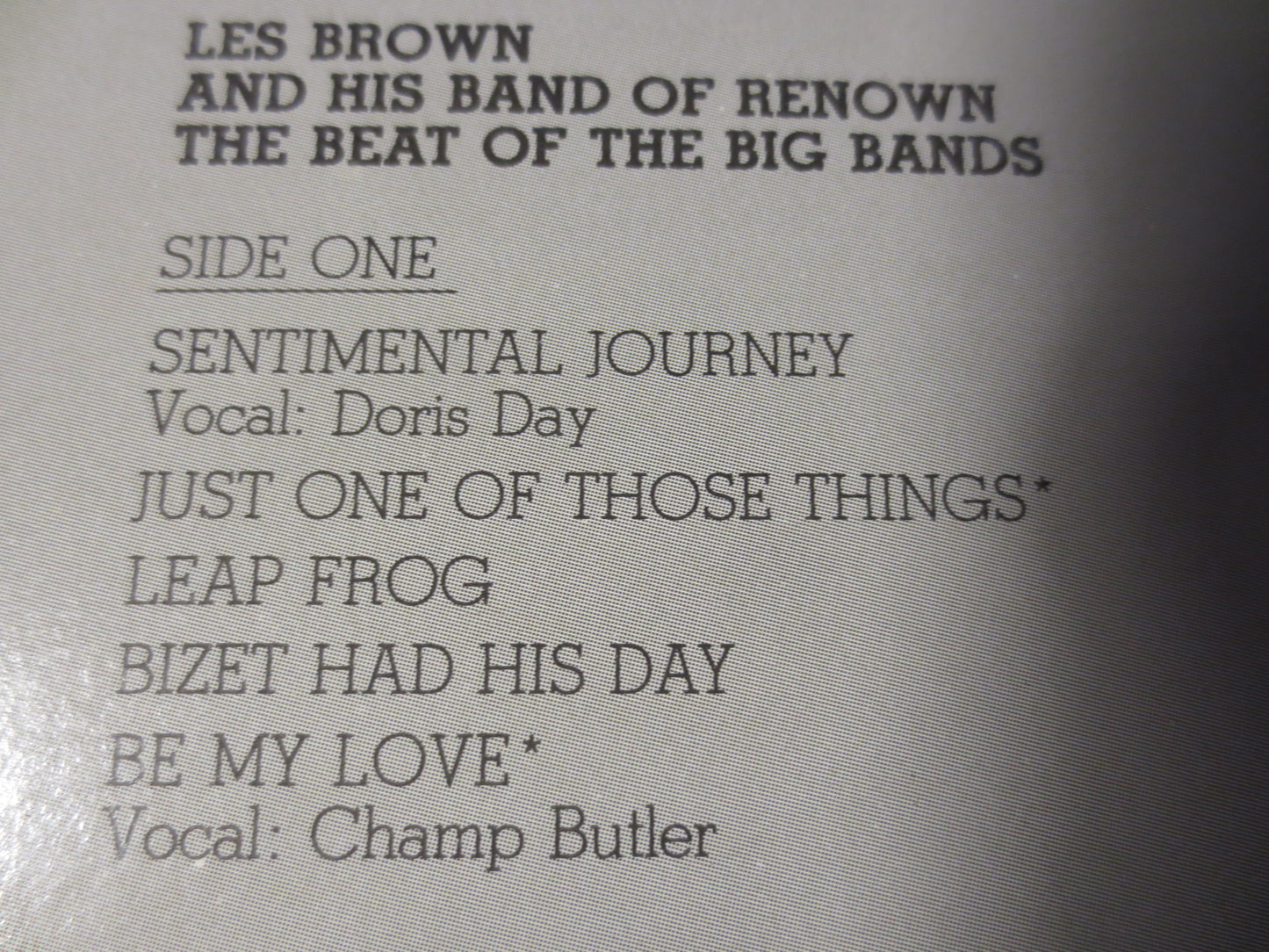 LES BROWN, BIG Band Record, Jazz Records, Les Brown Records, Les Brown Lps, Vinyl Records, Les Brown Albums, 1982 Records