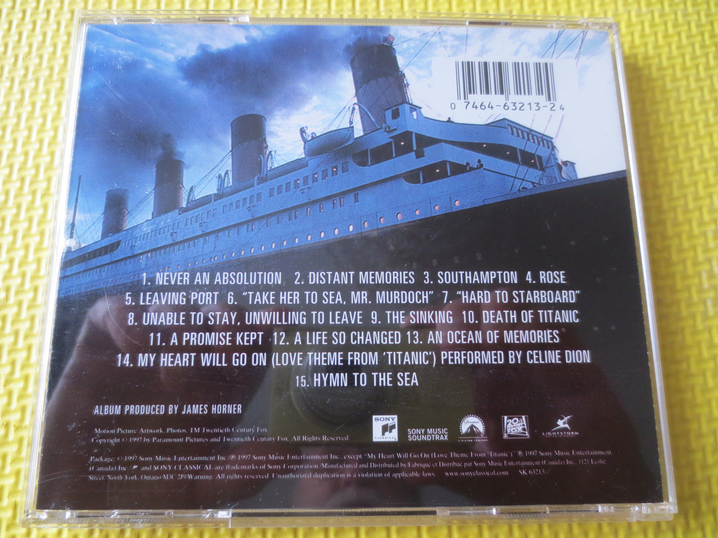 Vintage Cds, TITANIC, Movie SOUNDTRACK, TITANIC Cd, Music Cd, Pop Music Cd, Pop Cd, Soundtrack Album, Romantic Music Cd, 1997 Compact Disc