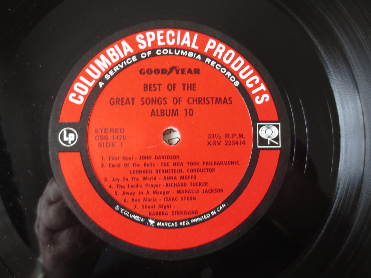 GREAT SONGS of CHRISTMAS, Album 10, Christmas Songs, Christmas Record, Christmas Vinyl, Christmas Lp, Lps, 1970 Records