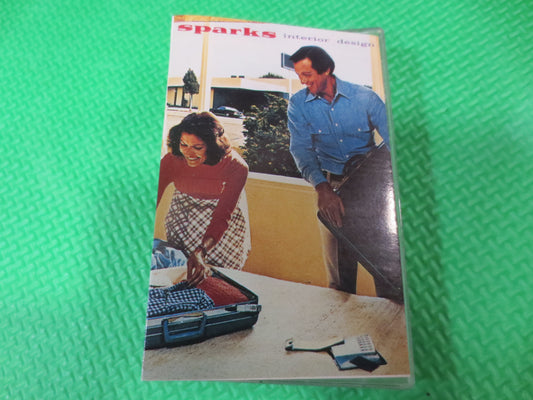 SPARKS, SPARKS Tape, INTERIOR DESIGN Tape, Sparks Album, Sparks Music, Sparks Song, Tape Cassette, Rock Cassette, 1988 Cassette