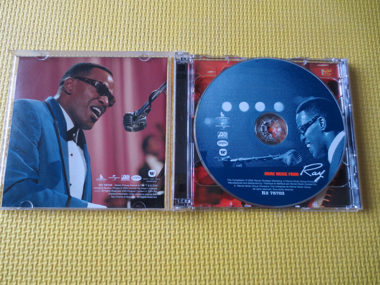 RAY CHARLES, More MUSIC, Ray Charles Cd, Ray Charles Music, Ray Charles Song, Pop Music Cd, Jazz Cd, Piano Cd, 2005 Compact Disc