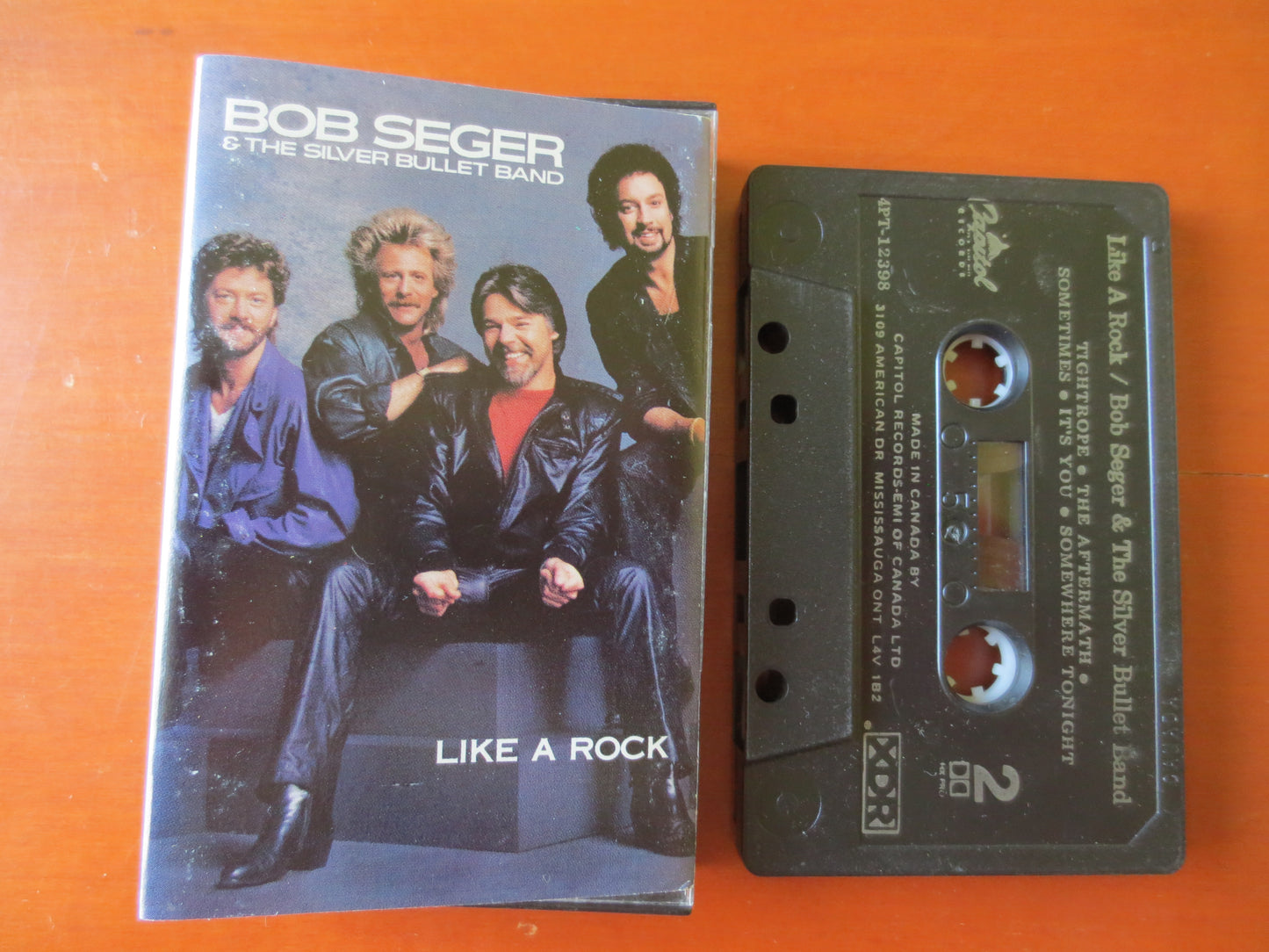 BOB SEGER, LIKE a Rock, Bob Seger Tape, Bob Seger Album, Bob Seger Cassette, Tape Cassette, Tapes, Cassette, Rock Cassette