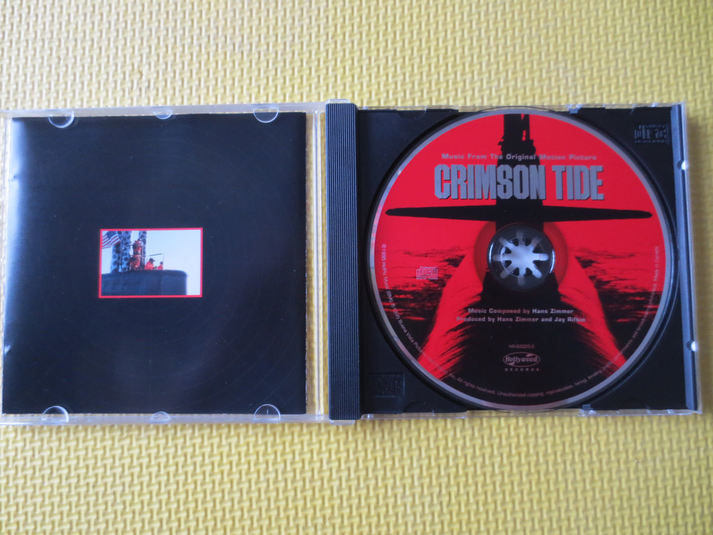 CRIMSON TIDE, MOVIE Cd, Soundtrack Cd, Soundtrack lps, Music Cd, Crimson Tide Cd, Cds, Pop Cd, Pop Music Cd, 1995 Compact Disc