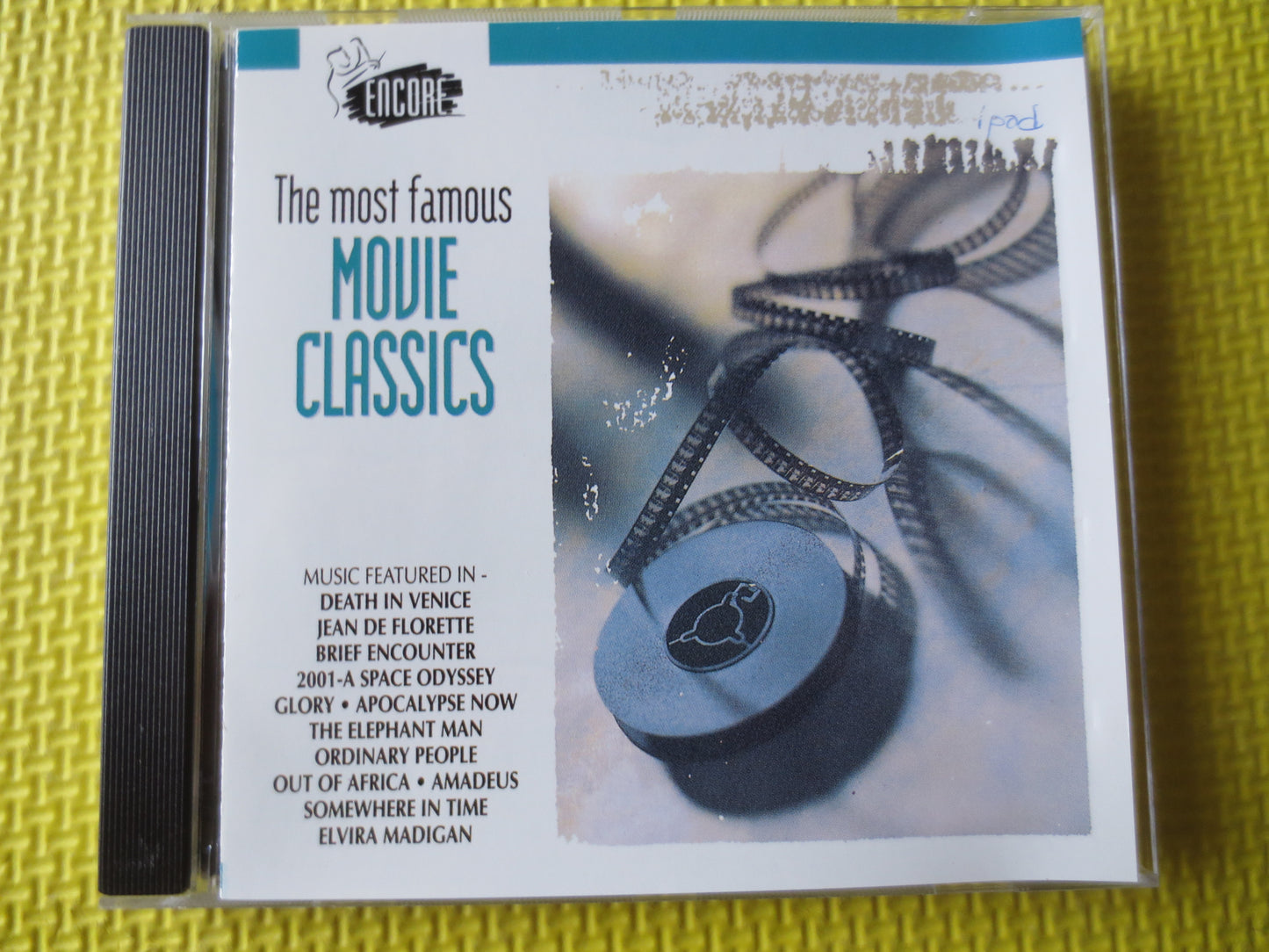 MOVIE CLASSICS, Movie MUSIC, Movie Soundtracks, Movie Themes, Cds, Vintage Cd, Compact Disc, Music Cd, 1994 Compact Disc