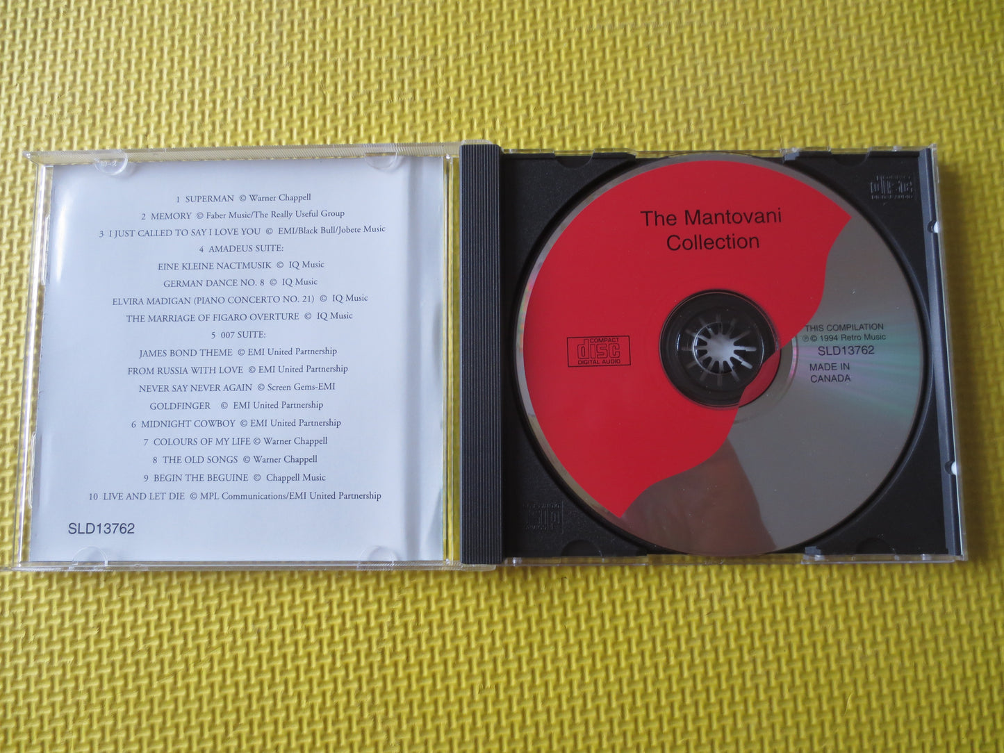 MANTOVANI, CLASSICAL Cd, MANTOVANI Collection, Classical Music Cd, Mantovani Albums, Orchestra Cd, Cds, 1994 Compact Discs