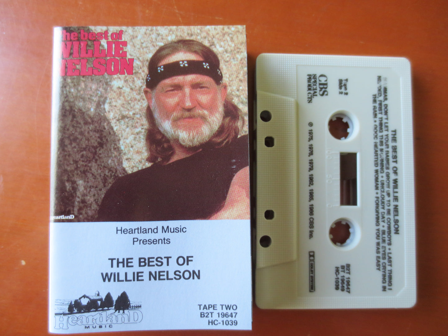 WILLIE NELSON, BEST of Album, Willie Nelson Tape, Willie Nelson Album, Tape Cassette, Country Cassette, Tape, 1986 Cassette