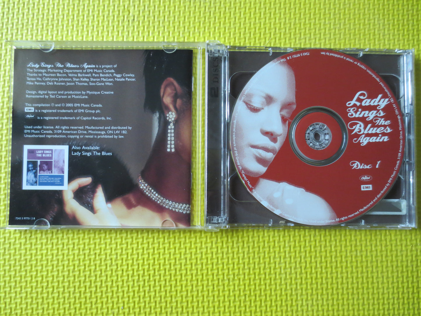 LADY SINGS the Blues Again, Billie Holiday Cd, Janis Joplin Cd, Blues Compact Disc, Cassandra Wilson Cd, Classic Blues Cd, 2005 Compact Discs