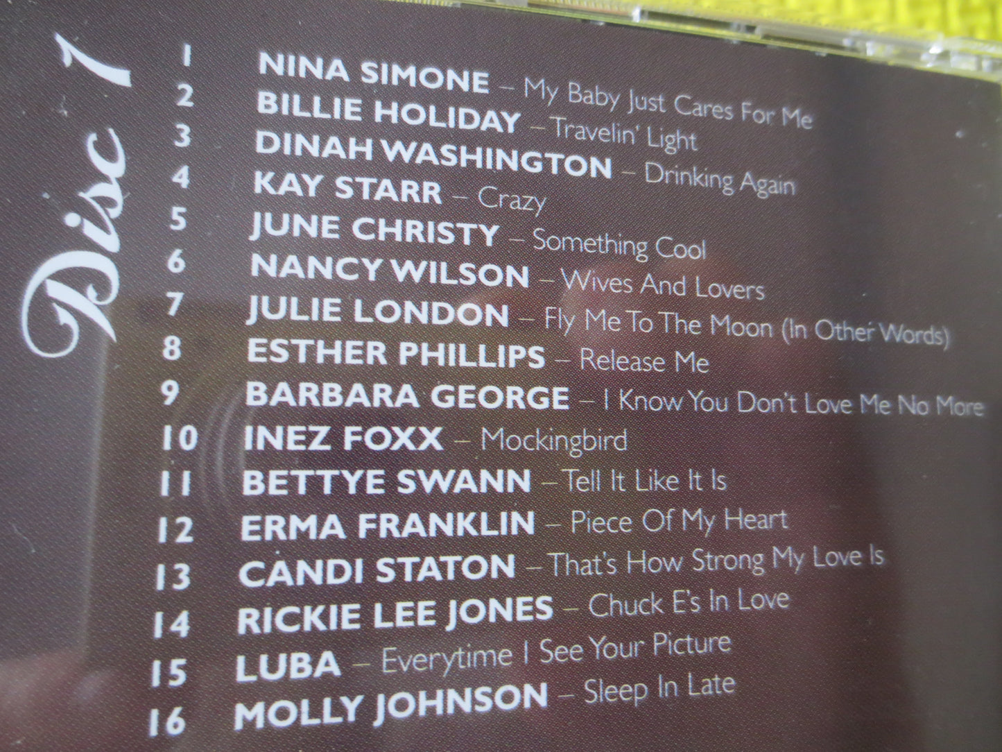 LADY SINGS the Blues Again, Billie Holiday Cd, Janis Joplin Cd, Blues Compact Disc, Cassandra Wilson Cd, Classic Blues Cd, 2005 Compact Discs