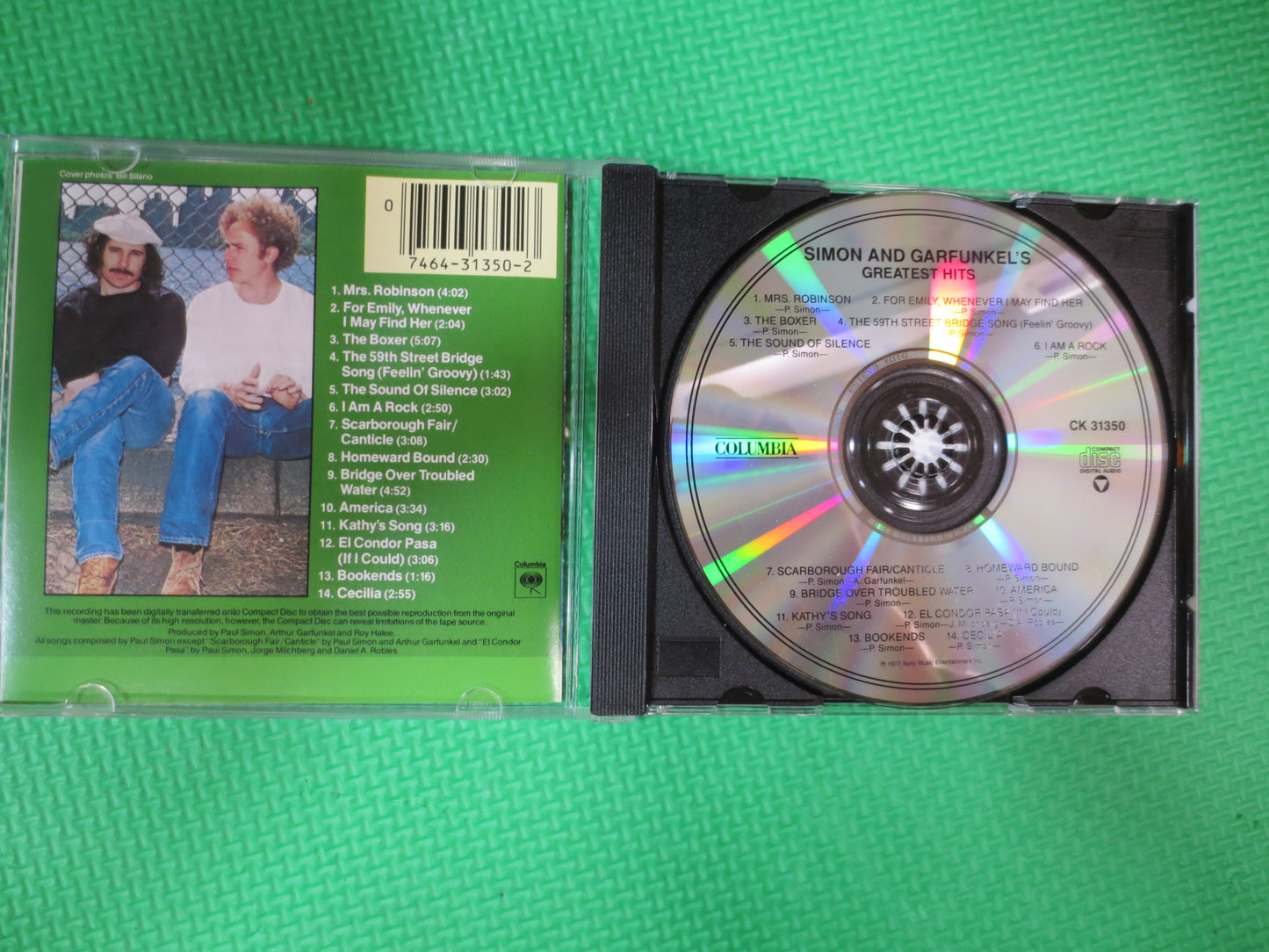 SIMON and GARFUNKEL, GREATEST Hits, Paul Simon Cd, Garfunkel Cd, Pop Music Cd, Music Cd, Cd Pop Music, Vintage Compact Disc