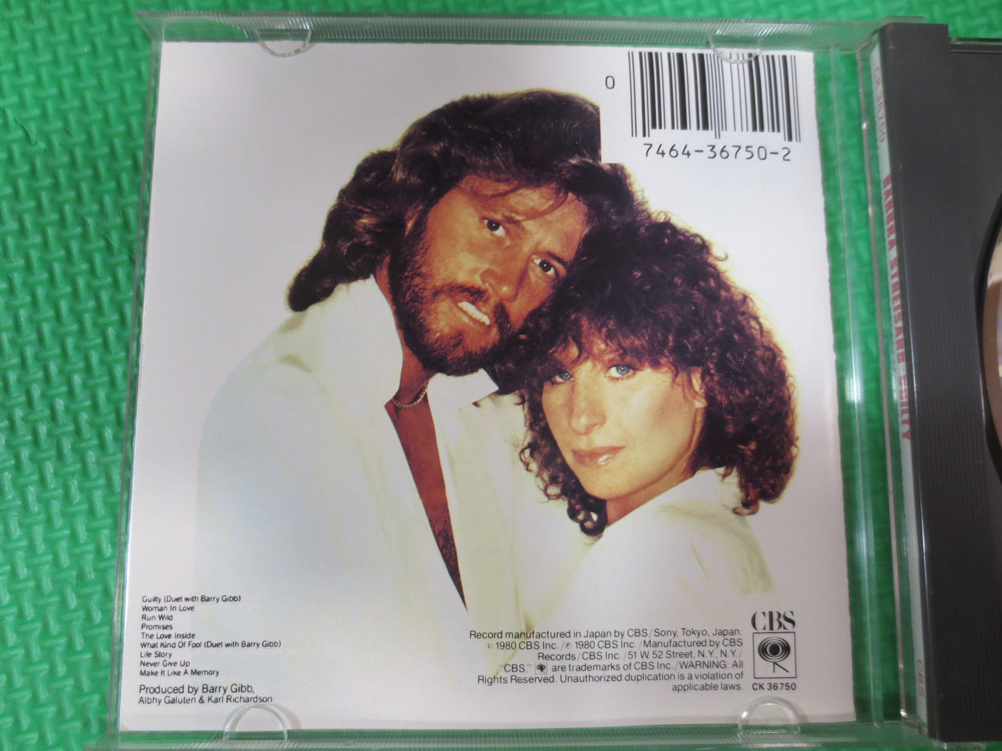 BARBRA STREISAND, Guilty, POP Cd, Vintage Cd, Barbra Streisand Cd, Compact Disc, Barry Gibb Cd, Music Cd, Cd Music, Guilty Cd