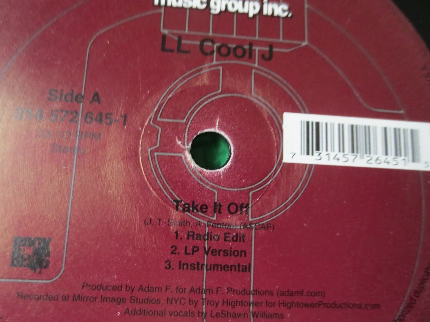 LL COOL J, Take It Off, LL Cool J Albums, Ll Cool J records, Ll Cool J lps, Rap Albums, Rap lps, Rap Records, 2000 Records