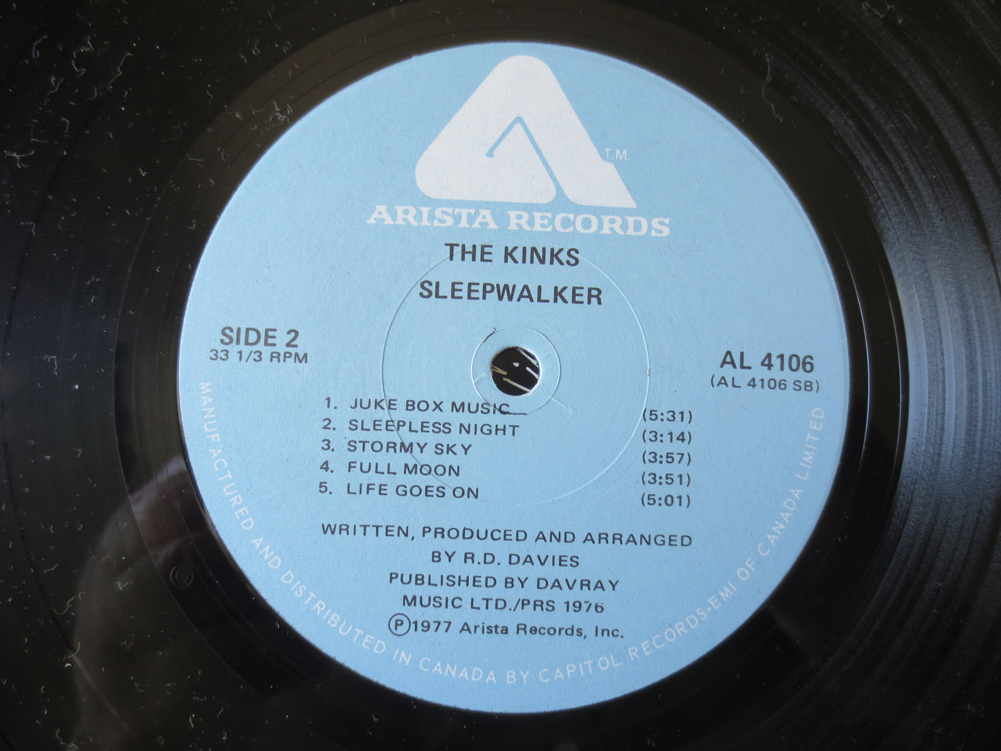 The KINKS, SLEEPWALKER, The KINKS Albums, Rock Records, The Kinks Record, The Kinks Lp, Vinyl Lps, Rock Vinyl, 1977 Records