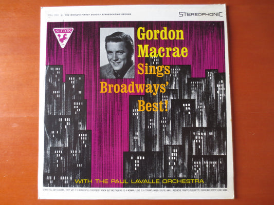 GORDON MACRAE, BROADWAY Records, Gordon Macrae Albums, Vintage Vinyl, Record Vinyl, Records, Vinyl Albums, Lp, 1966 Records