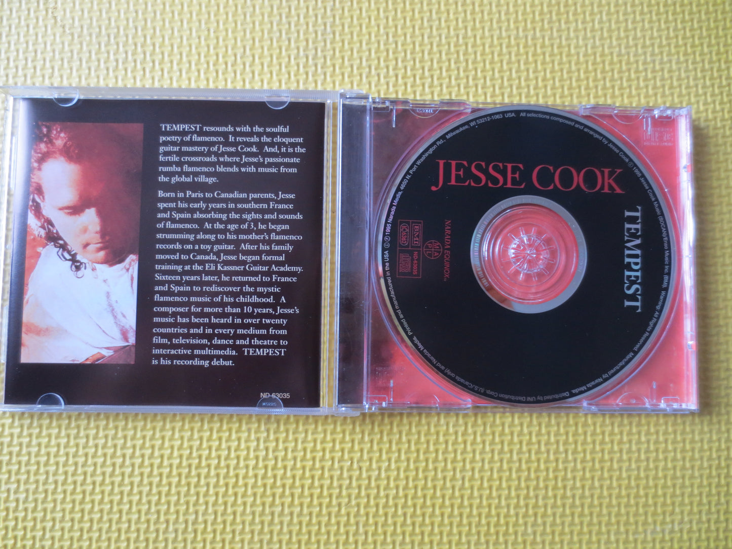 JESSE COOK, TEMPEST, Jesse Cook Cd, Jesse Cook Albums, Jesse Cook Music, Jesse Cook Songs, Flamenco Guitar, 1995 Compact Discs