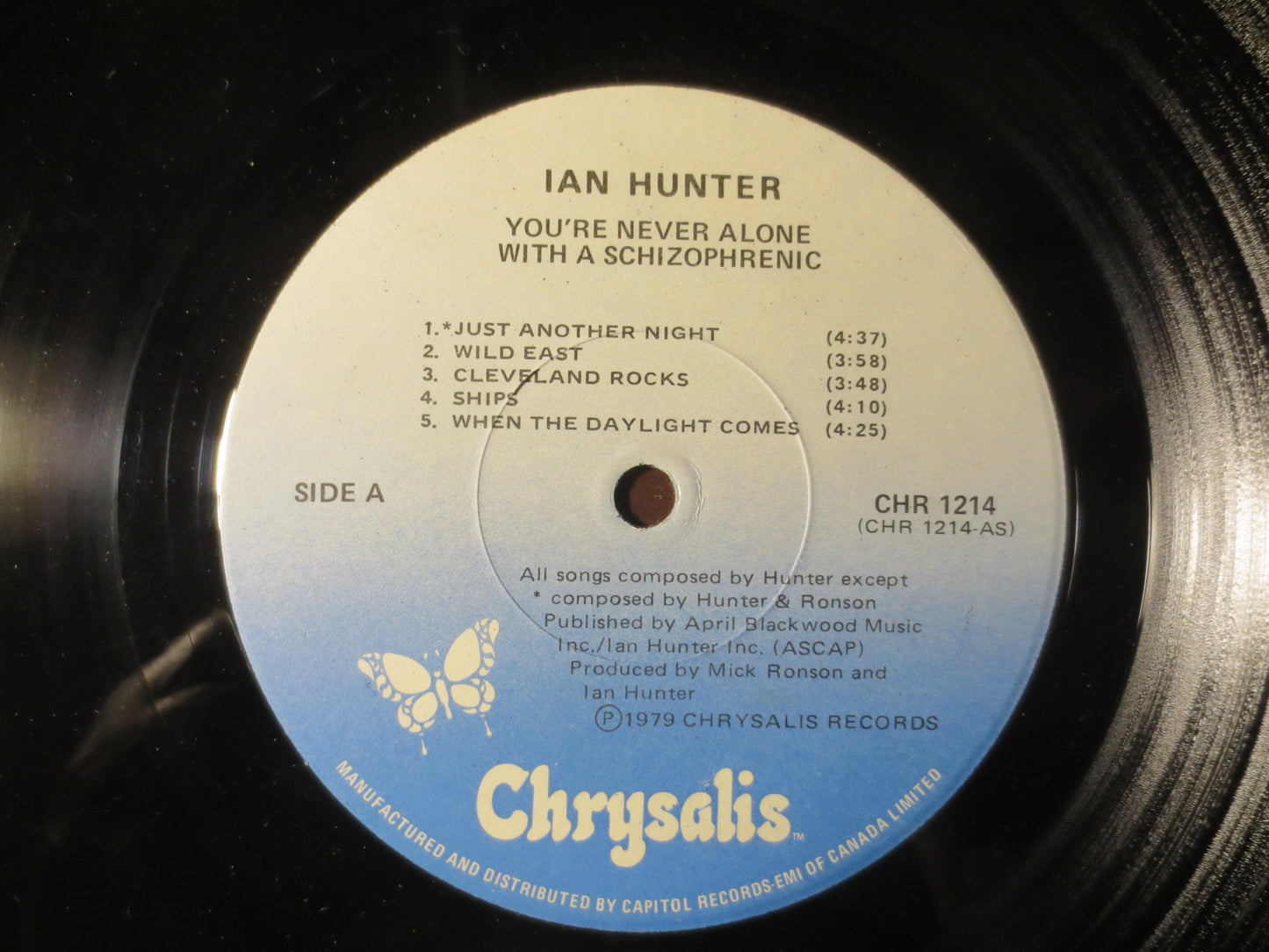 IAN HUNTER, You're Only Alone, Ian Hunter Record, Rock Records, Ian HunterAlbum, Ian Hunter Lp, Vinyl Records, 1979 Records