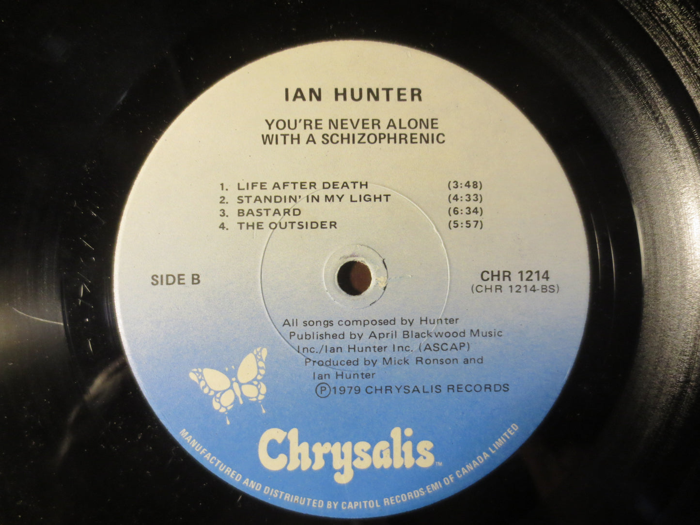 IAN HUNTER, You're Only Alone, Ian Hunter Record, Rock Records, Ian HunterAlbum, Ian Hunter Lp, Vinyl Records, 1979 Records