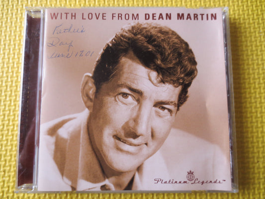 DEAN MARTIN, With LOVE From Dean, Dean Martin Cd, Dean Martin Albums, Dean Martin Music, Dean Martin Songs, 2000 Compact Discs