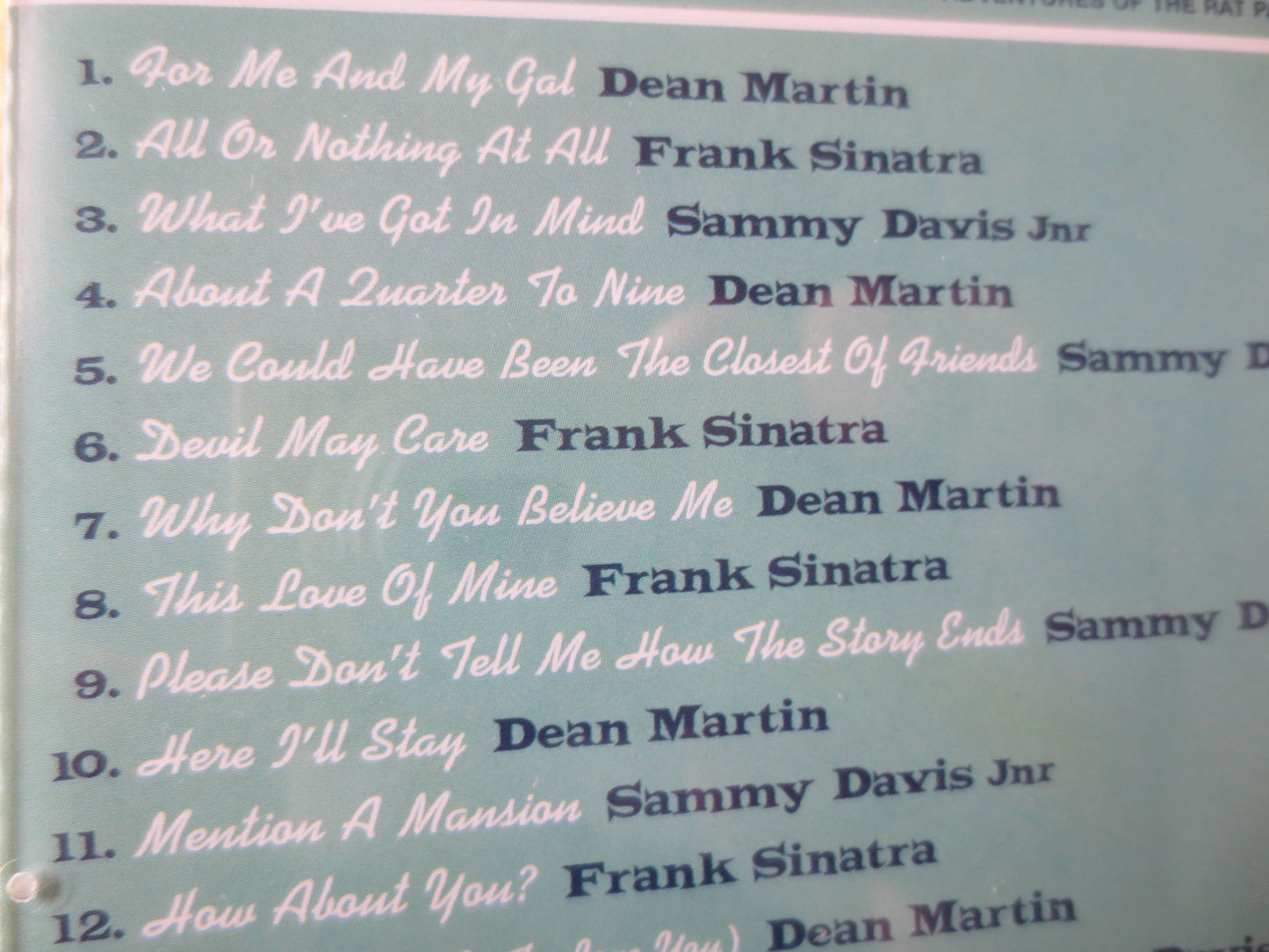 The RAT PACK, Further ADVENTURES, Frank Sinatra, Dean Martin Cd, Frank Sinatra Cd, Jazz Cd, Jazz Lp, Sammy Davis Cd, 2000 Cds