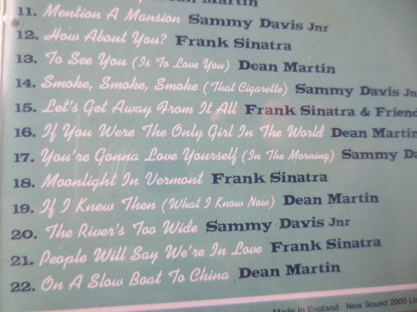 The RAT PACK, Further ADVENTURES, Frank Sinatra, Dean Martin Cd, Frank Sinatra Cd, Jazz Cd, Jazz Lp, Sammy Davis Cd, 2000 Cds