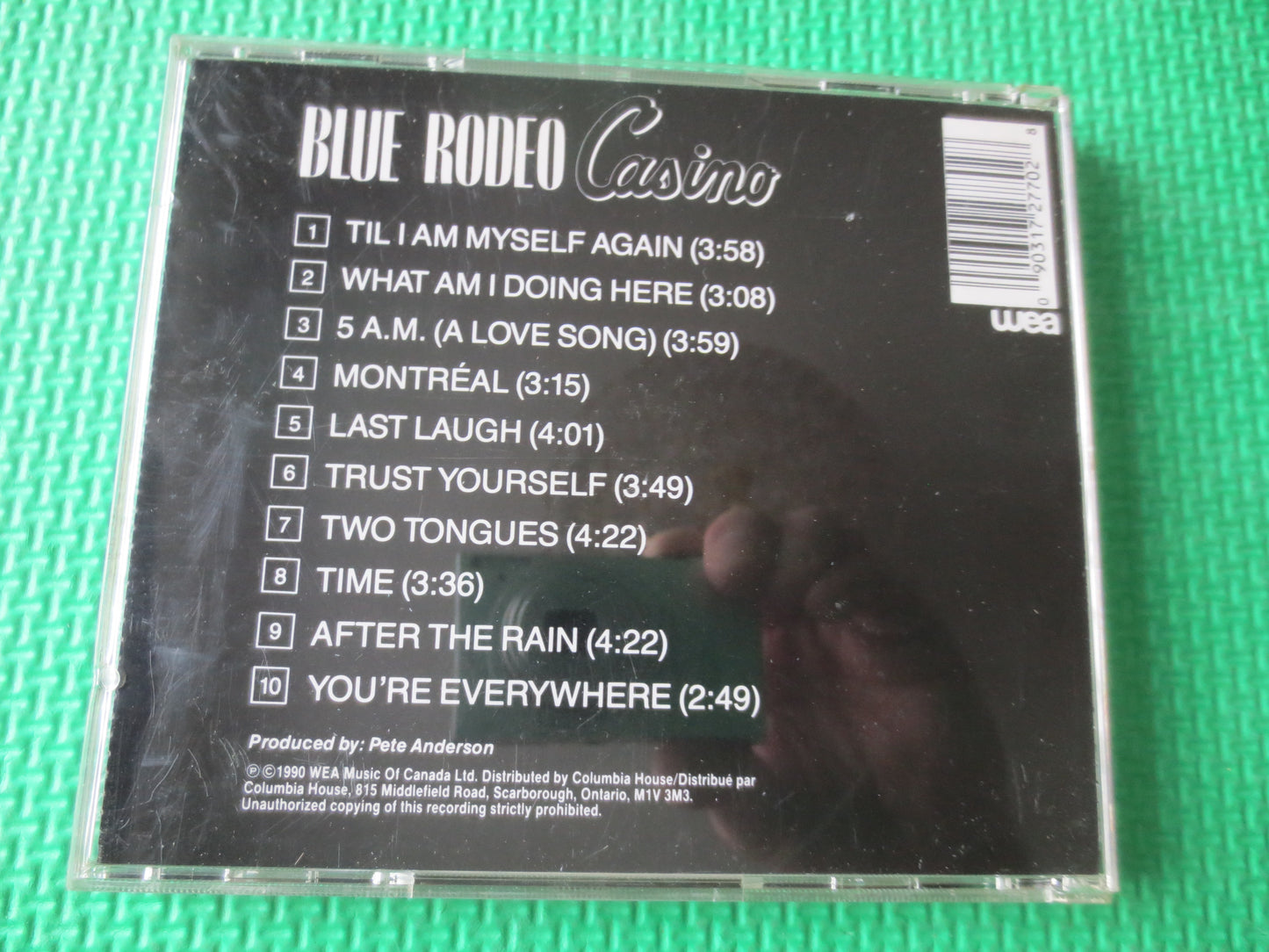 BLUE RODEO, CASINO, Blue Rodeo Cd, Blue Rodeo Album, Rock Cd, Blue Rodeo Lps, Classic Rock Cd, Rock Lp, Cds, 1990 Compact Disc