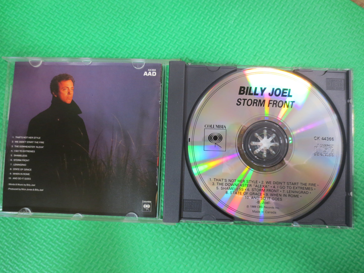 BILLY JOEL, STORM Front, Billy Joel Cd, Storm Front Cd, Rock Cd, Rock Music Cd, Pop Music Cd, Pop Cd, Rock Lp, Compact Disc