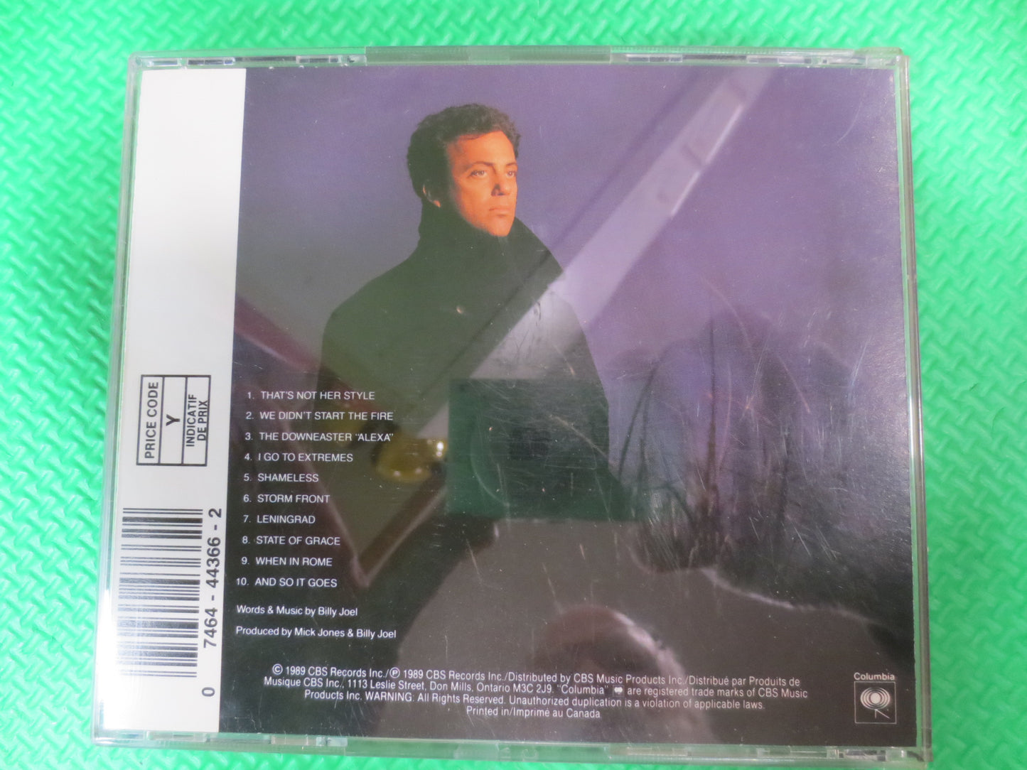 BILLY JOEL, STORM Front, Billy Joel Cd, Storm Front Cd, Rock Cd, Rock Music Cd, Pop Music Cd, Pop Cd, Rock Lp, Compact Disc