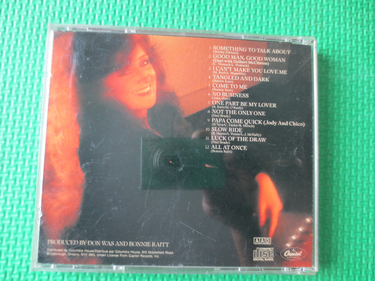 BONNIE RAITT, LUCK of the Draw, Bonnie Raitt Cds, Blues Rock Cds, Music Cds, Pop Cds, Rock Music Cd, Cds, 1991 Compact Discs