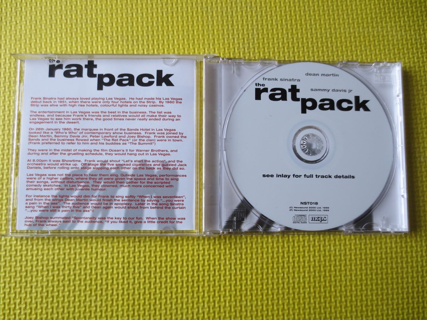 The RAT PACK, Frank SINATRA, Dean Mrtin Cd, Frank Sinatra Cd, Jazz Cd, Jazz Lp, Vintage Compact Disc, Sammy Davis Cd, 1999 Cds