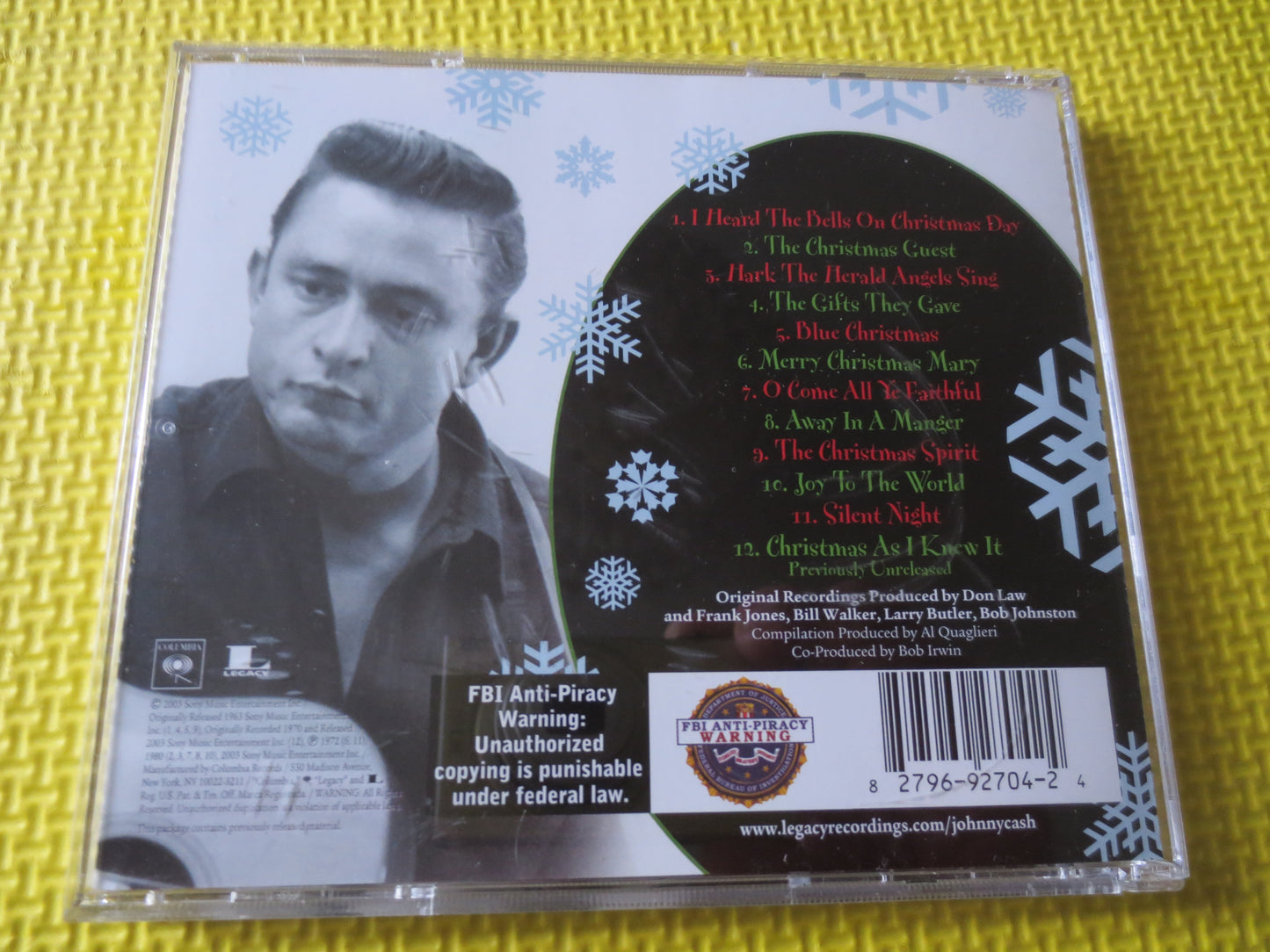 JOHNNY CASH, CHRISTMAS, Johnny Cash Cd, Johnny Cash Album, Christmas Cd, Music Cd, Christmas Music Cd, Country Compact Discs