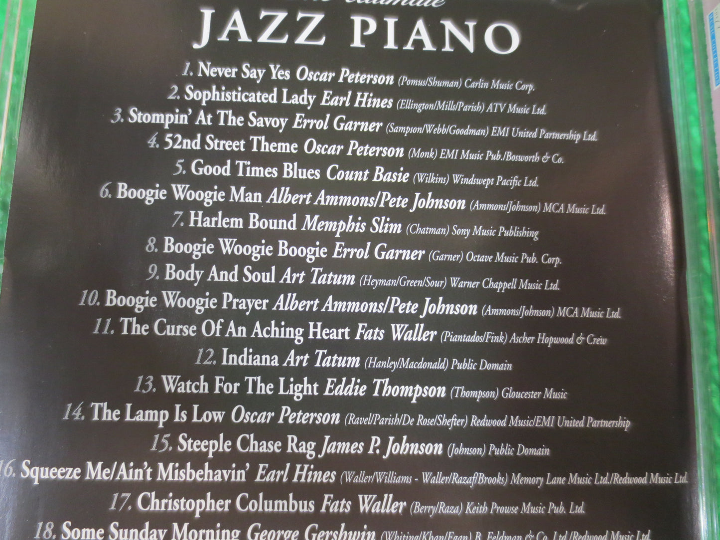 JAZZ, The ULTIMATE, JAZZ Cd, Jazz Compact Disc, Jazz Album, Cd Jazz, Classic Jazz Cd, Music Cd, 1998 Compact Discs