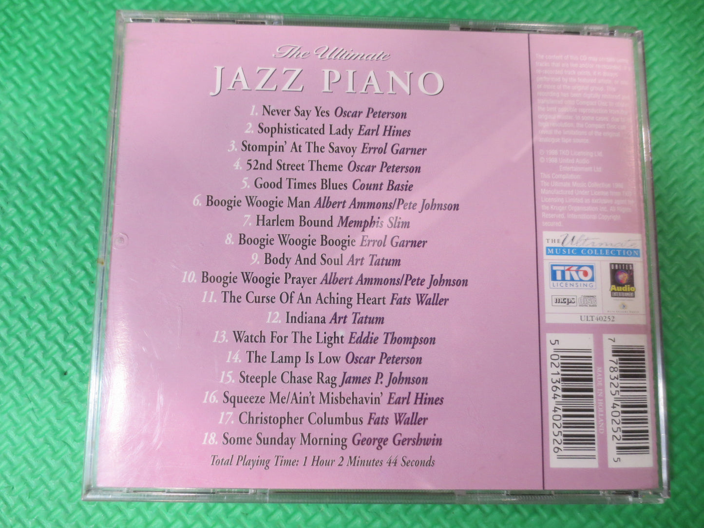 JAZZ, The ULTIMATE, JAZZ Cd, Jazz Compact Disc, Jazz Album, Cd Jazz, Classic Jazz Cd, Music Cd, 1998 Compact Discs