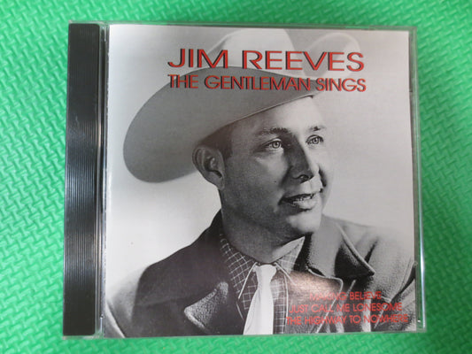 JIM REEVES, The GENTLEMAN Sings, Jim Reeves Cd, Jim Reeves Lp, Vintage Compact Disc, Country Cd, Music Cd, 1996 Compact Disc