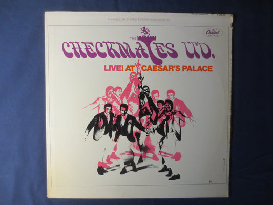 The CHECKMATES Ltd, LIVE at Caesar's Palace, Vintage Vinyl, Record Vinyl, Records, Vinyl Record, Vinyl Album, 1970 Records