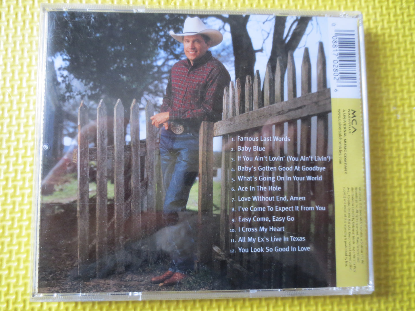 GEORGE STRAIT, BEST of Cd, George Strait Cd, George Strait Album, George Strait Songs, Country Cd, Country, 2002 Compact Disc