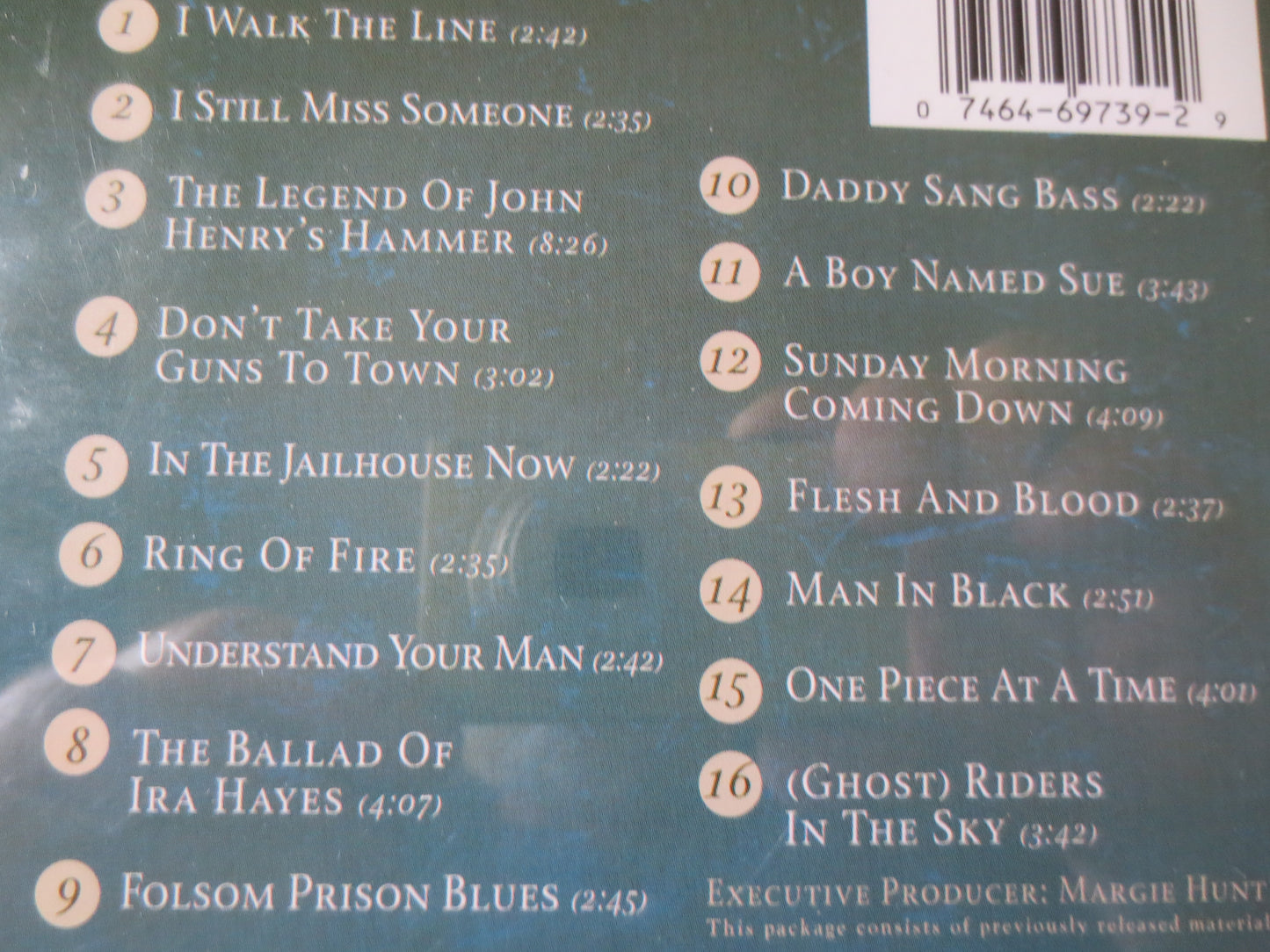 JOHNNY CASH, 16 BIGGEST Hits, Johnny Cash Cd, Johnny Cash Album, Johnny Cash Songs, Cds, Classic Country, 1999 Compact Disc