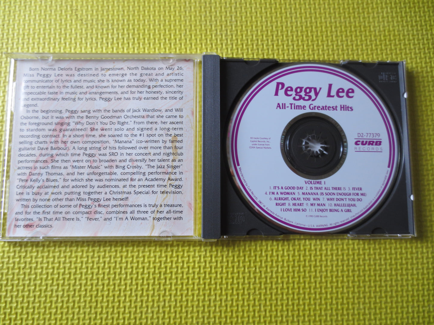 PEGGY LEE, GREATEST Hits, Peggy Lee Cd, Jazz Cd, Jazz Music Cd, Peggy Lee Lp, Music Cd, Country Music Cd, Cd, Compact Disc Music