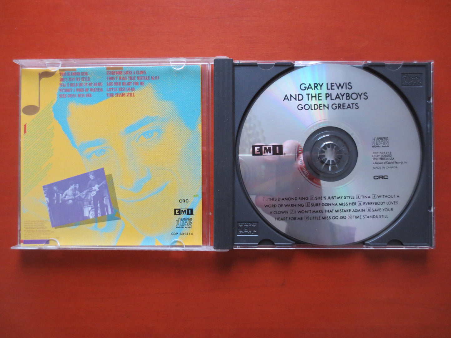 GARY LEWIS, GOLDEN Greats, Gary Lewis Cd, Gary Lewis Album, Gary Lewis Lp, Rock Cd, Classic Rock Cd, 1988 Compact Discs