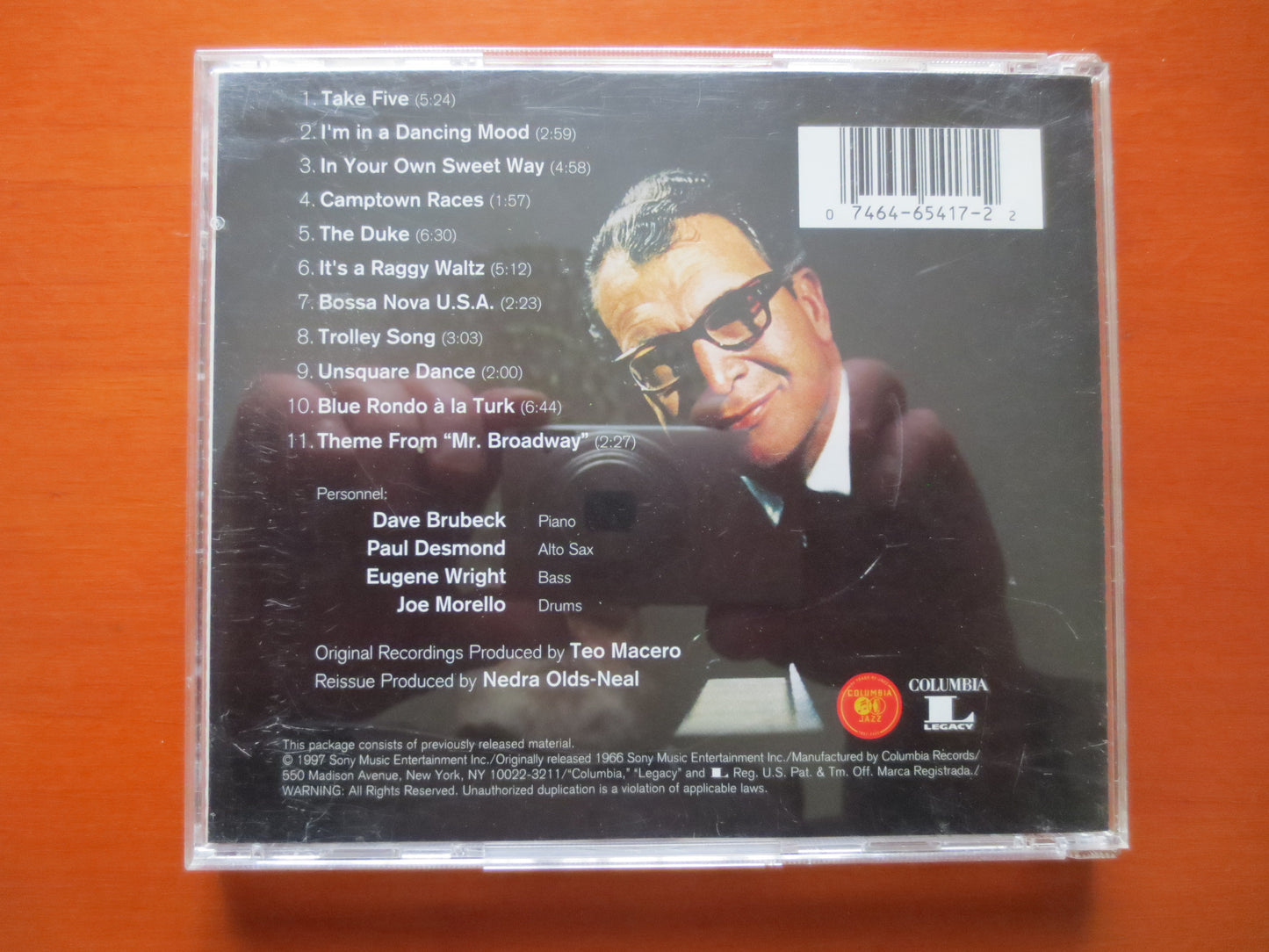 DAVE BRUBECK, GREATEST Hits, Dave Brubeck Cd, Greatest Hits Cd, Jazz Cd, Jazz Lp, Vintage Compact Disc, 1997 Compact Discs