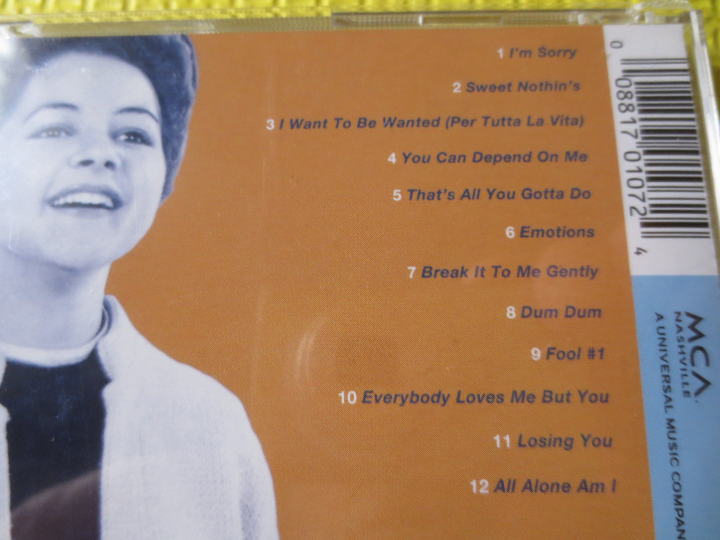 BRENDA LEE, BEST of Cd, Brenda Lee Cd, Classic Pop Cd, Pop Music Cd, Brenda Lee Album, Pop Lp, Brenda Lee Lp, 1999 Compact Disc