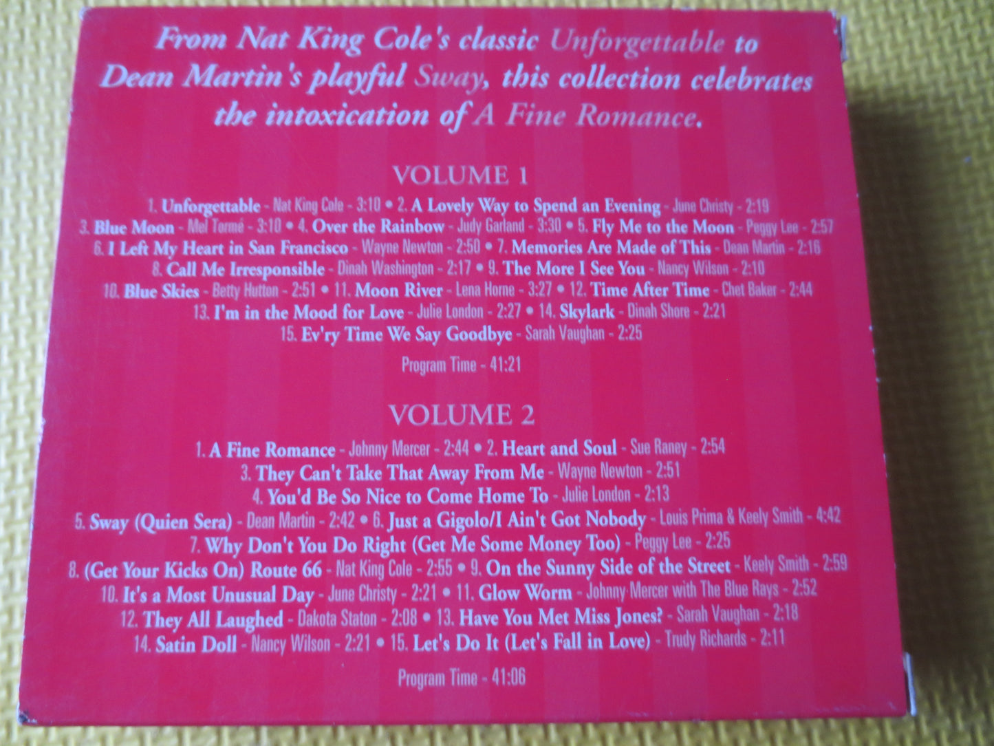 A FINE ROMANCE, JAZZ Cd, Number 1 Jazz Music, Jazz Vocal Cd, Jazz Music Cd, Swing Cd, Big Band Cd, Cd Jazz, 2005 Compact Discs