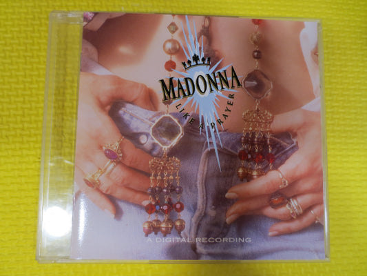 MADONNA, LIKE a PRAYER, Madonna Cds, Disco Cds, Dance Cds, Pop Music Cds, Pop Cds, Vintage Cds, Cd Music, 1989 Compact Discs