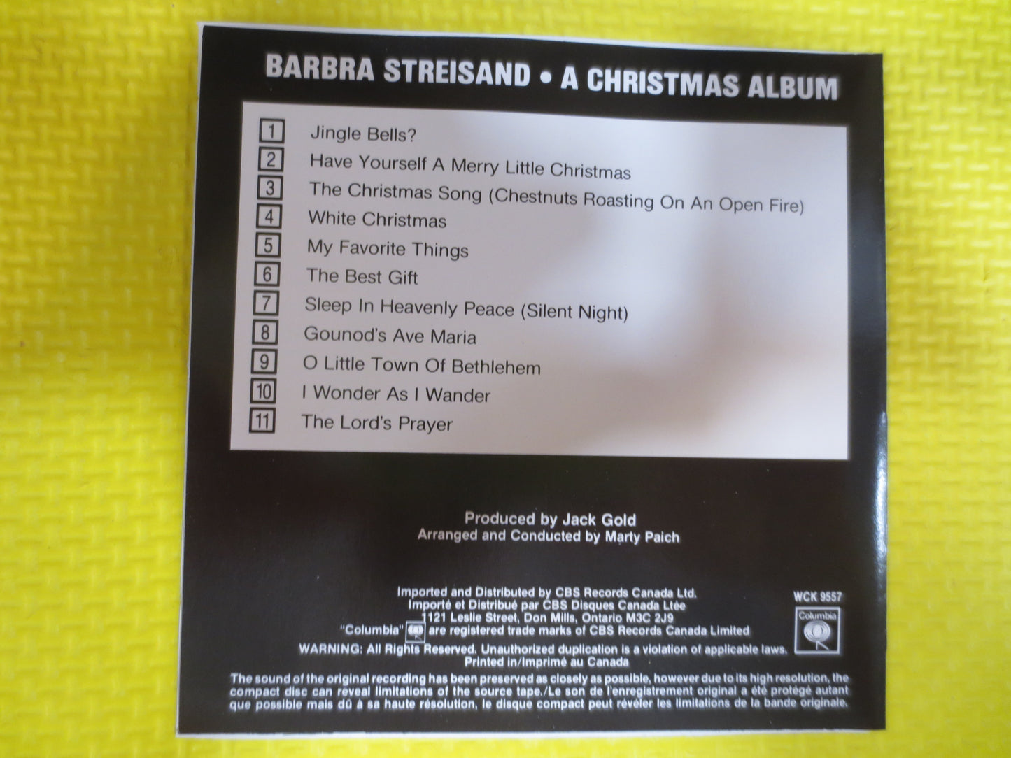 BARBRA STREISAND, CHRISTMAS Cd, Barbra Streisand Lp, Christmas, Music Cd, Christmas Music Cd, Christmas Songs, Compact Discs