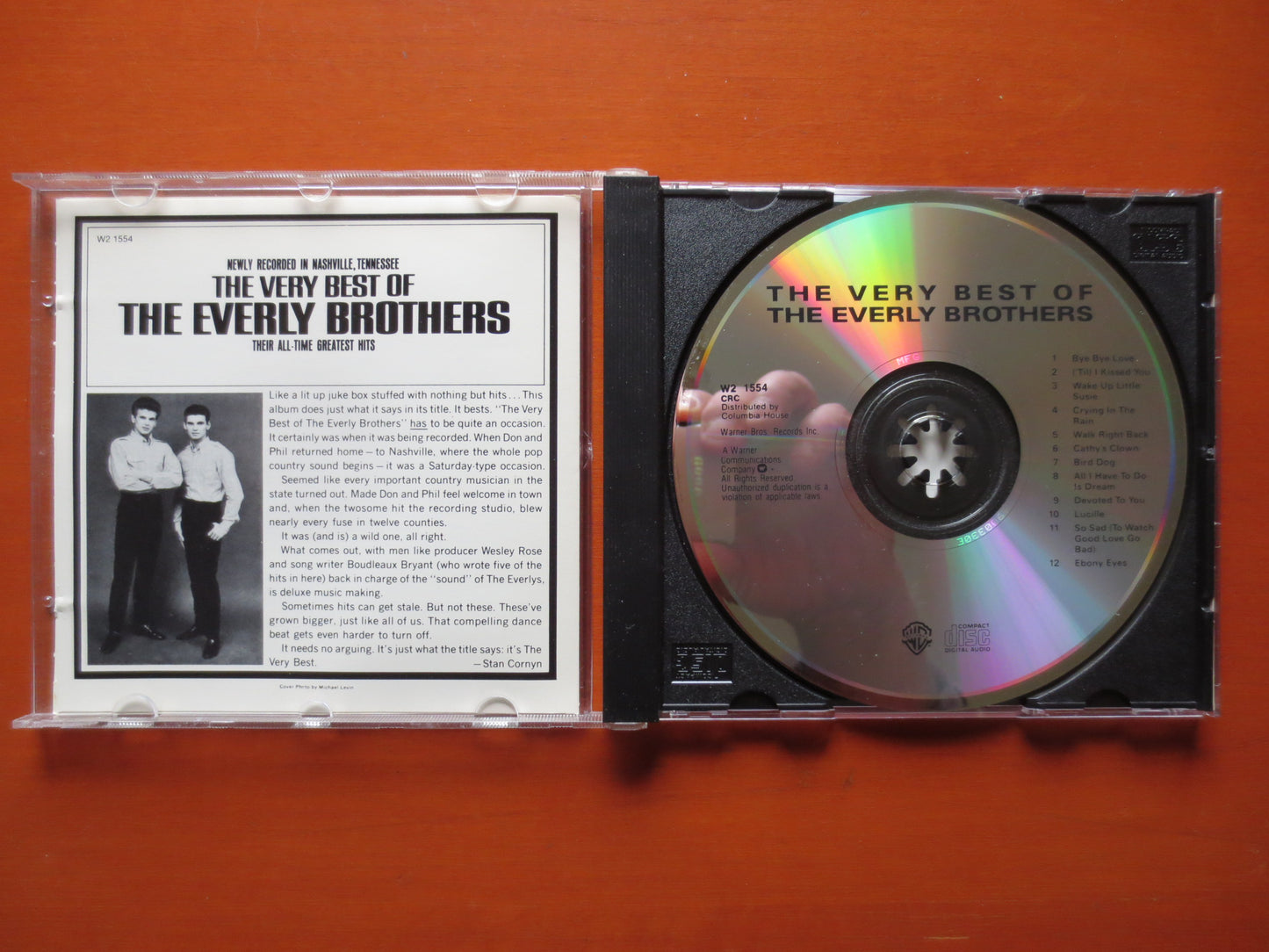 EVERLY BROTHERS, BEST of Cd, Everly Brothers Cd, Everly Brothers Lp, Cd Pop, Classic Pop Cd, Music Cd, Pop Compact Discs