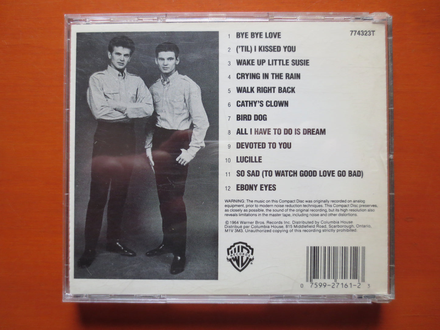 EVERLY BROTHERS, BEST of Cd, Everly Brothers Cd, Everly Brothers Lp, Cd Pop, Classic Pop Cd, Music Cd, Pop Compact Discs