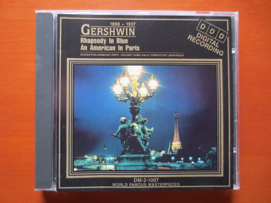 GEORGE GERSHWIN, RHAPSODY in Blue, George Gershwin Cd, George Gershwin Lp, Jazz Cd, Classic Jazz Cd, Vintage Compact Disc