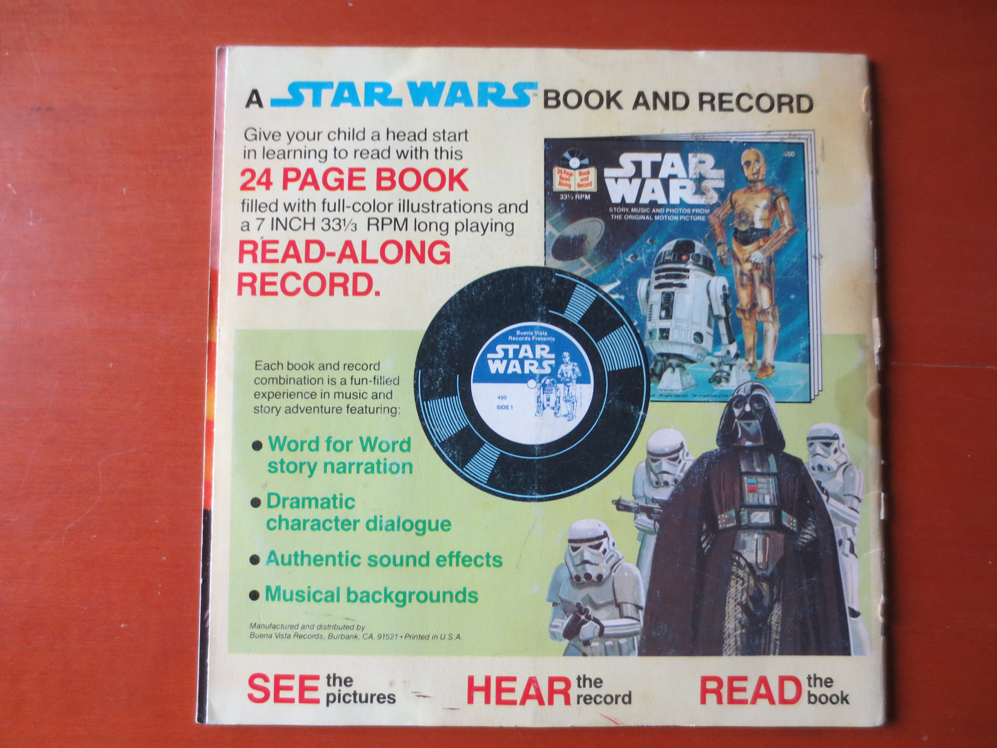 STAR WARS, Kids Record, DROID World, Childrens lps, Star Wars lp, Childrens Album, Kids Album, Childrens Vinyl, 1983 Record