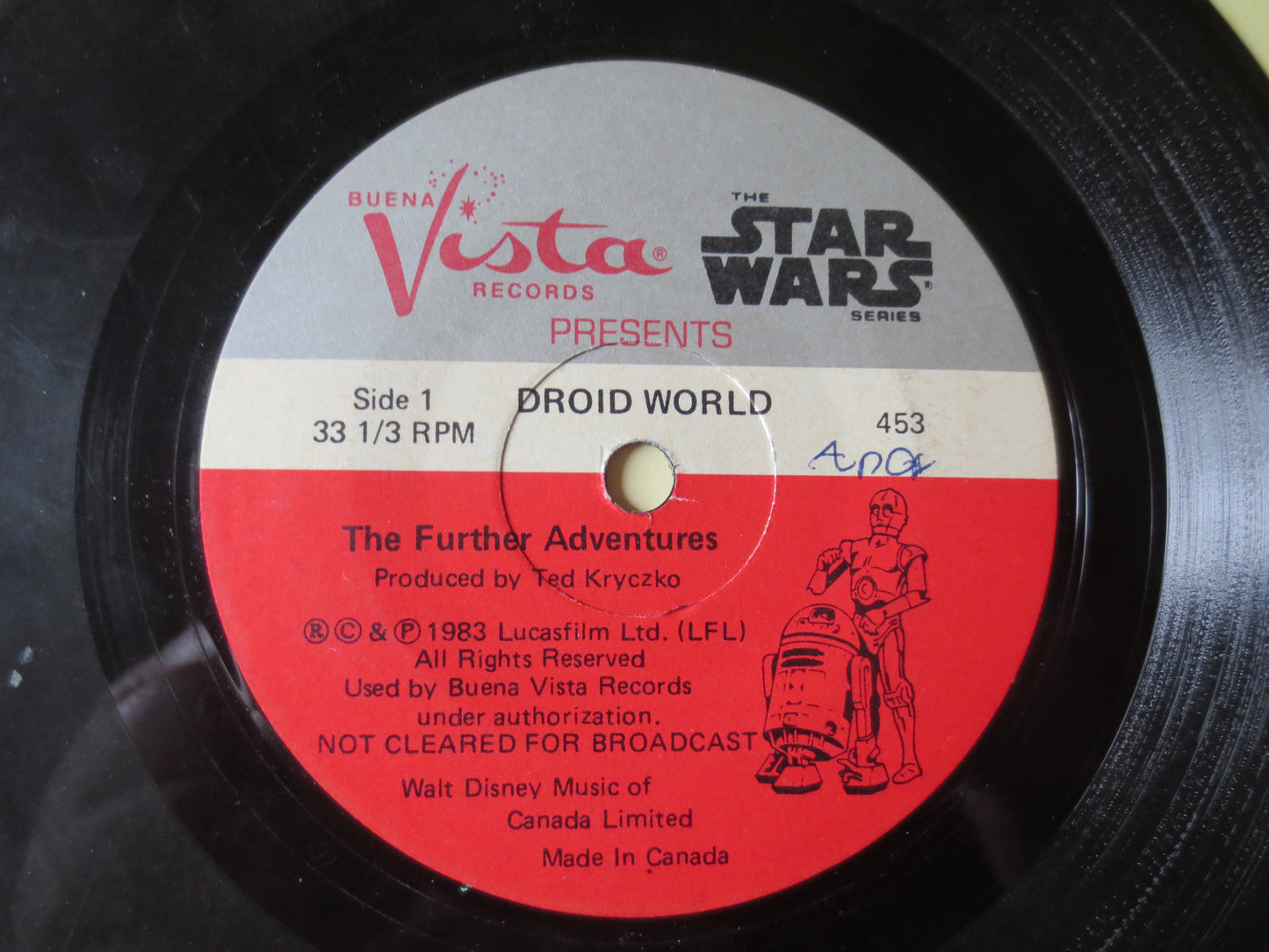 STAR WARS, Kids Record, DROID World, Childrens lps, Star Wars lp, Childrens Album, Kids Album, Childrens Vinyl, 1983 Record