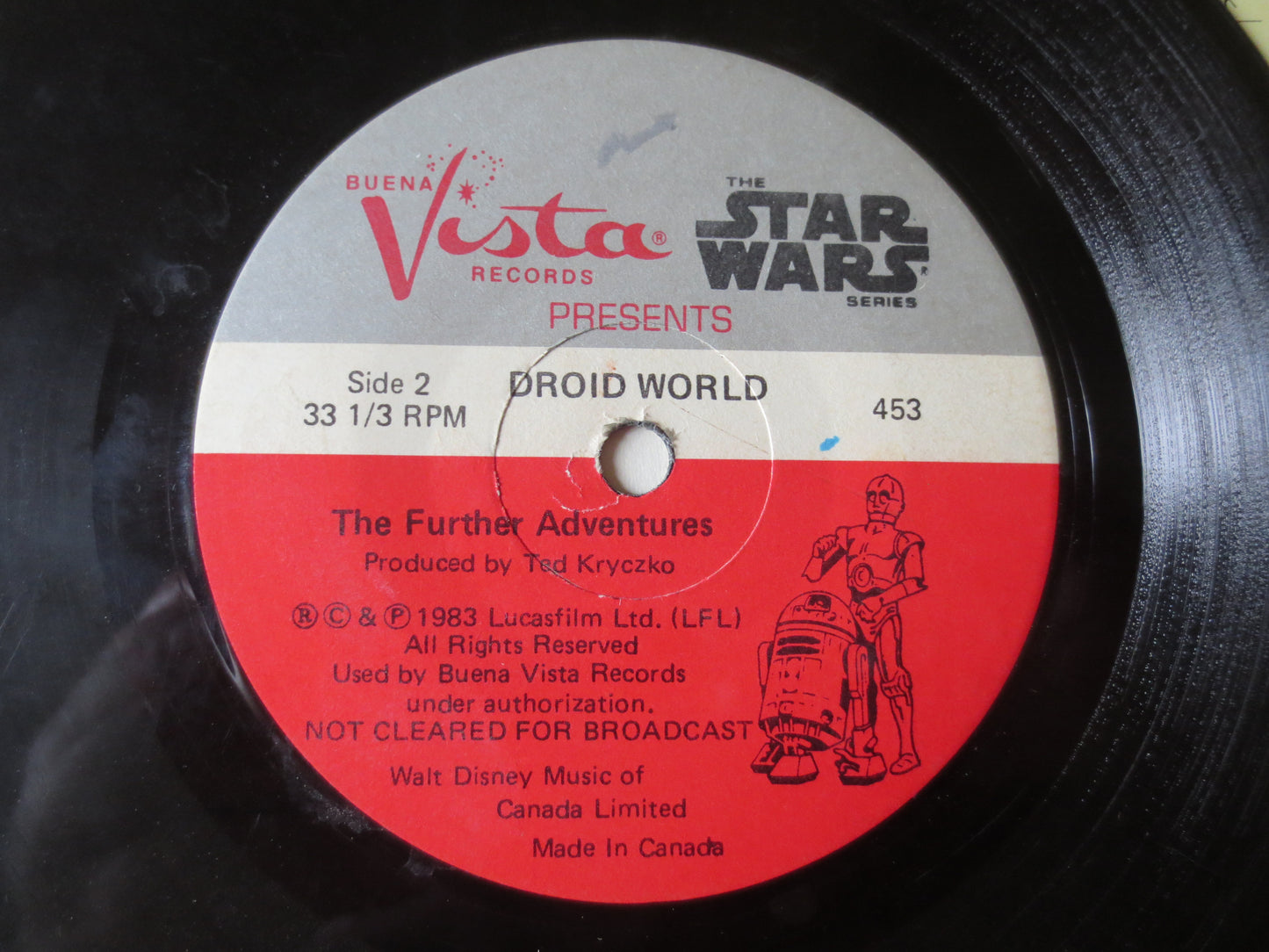 STAR WARS, Kids Record, DROID World, Childrens lps, Star Wars lp, Childrens Album, Kids Album, Childrens Vinyl, 1983 Record