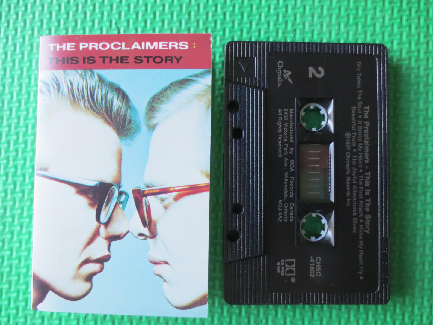 The PROCLAIMERS Tape, This is The STORY, PROCLAIMERS Album, Proclaimers Tape, Cassette, Classic Rock Cassette, 1987 Cassette