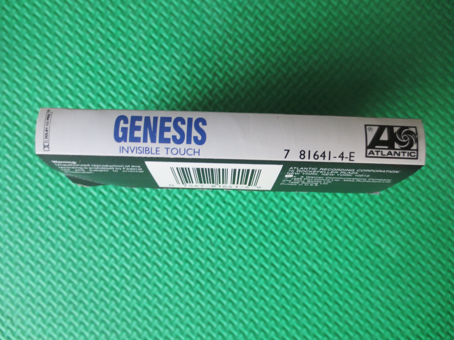 GENESIS, INVISIBLE Touch, GENESIS Cassette, Music Cassette, Rock Cassettes, Rock Tapes, Classic Rock Cassette, 1986 Cassette